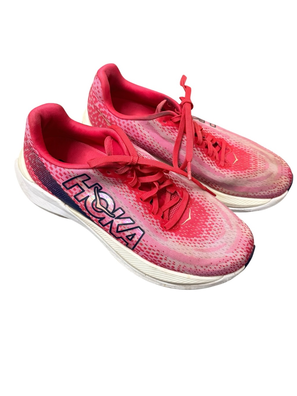 Hoka Women's Pink Gradient Running Shoes Size 7.5